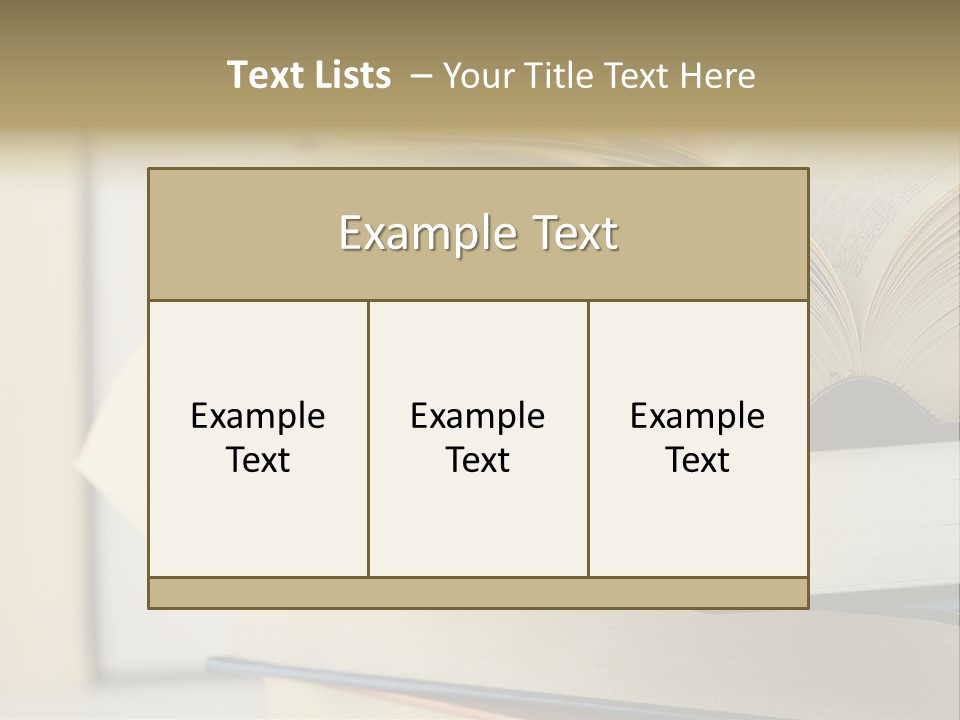 History School Stack PowerPoint Template