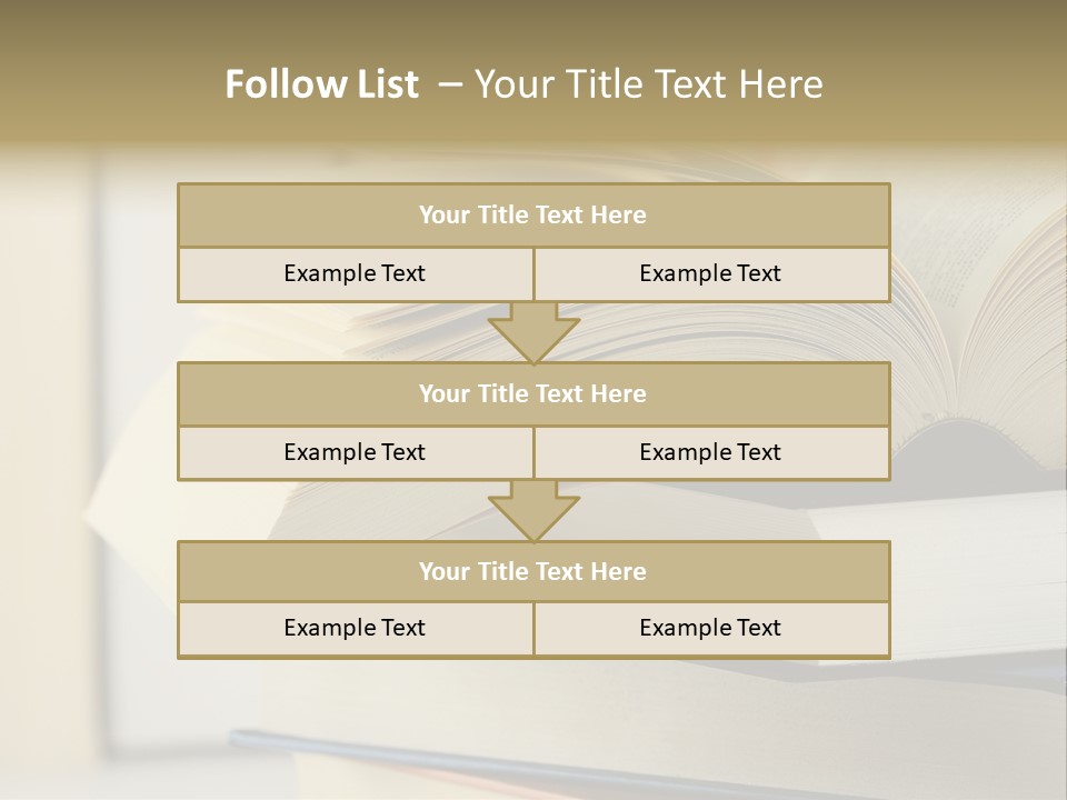 History School Stack PowerPoint Template