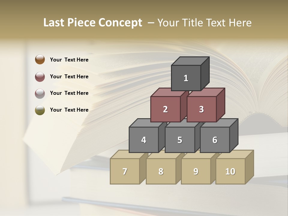 History School Stack PowerPoint Template