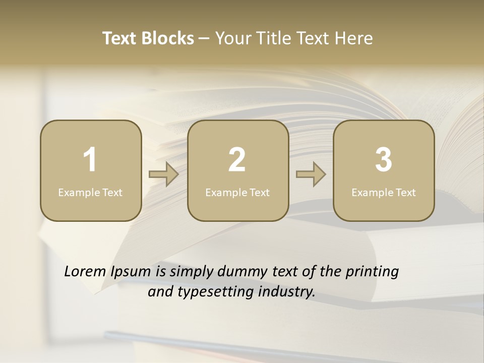 History School Stack PowerPoint Template