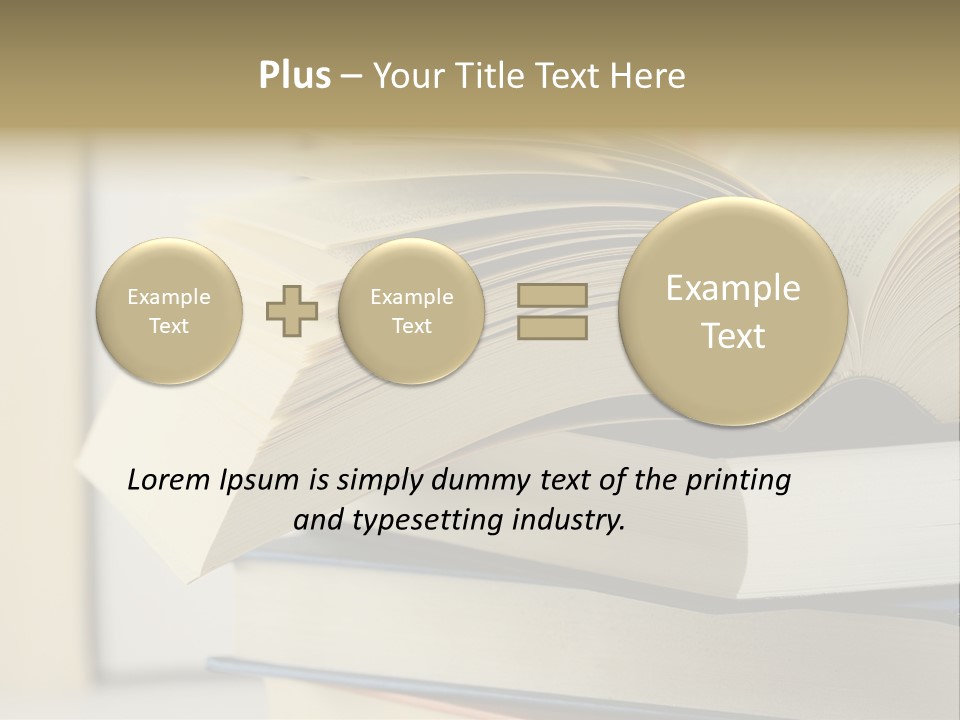 History School Stack PowerPoint Template
