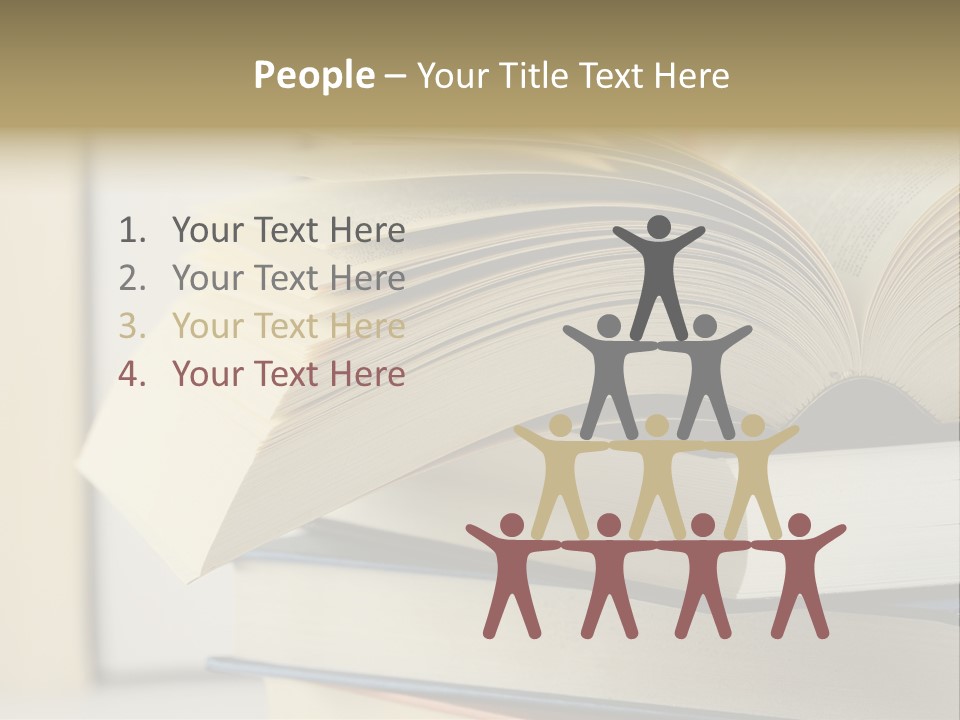 History School Stack PowerPoint Template