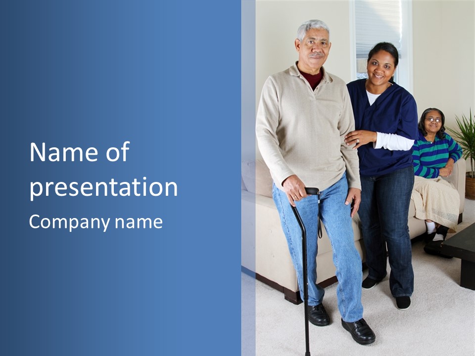 Retired Citizen People PowerPoint Template