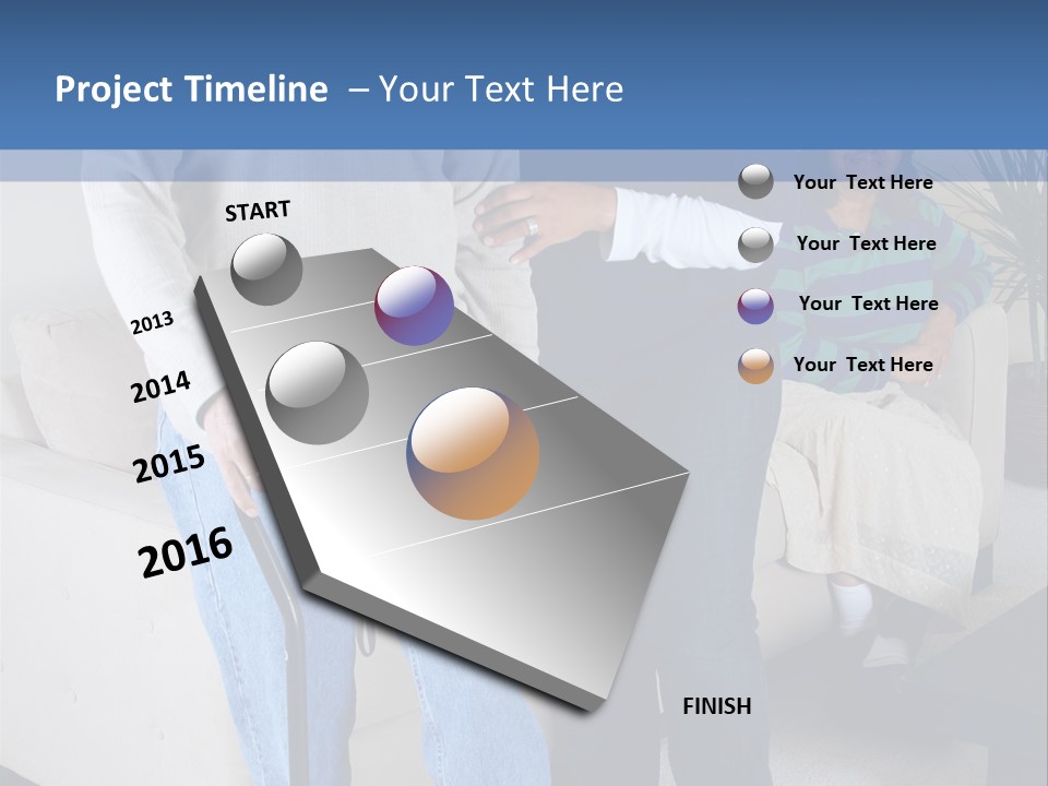 Retired Citizen People PowerPoint Template