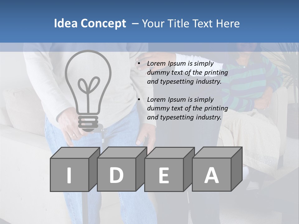 Retired Citizen People PowerPoint Template