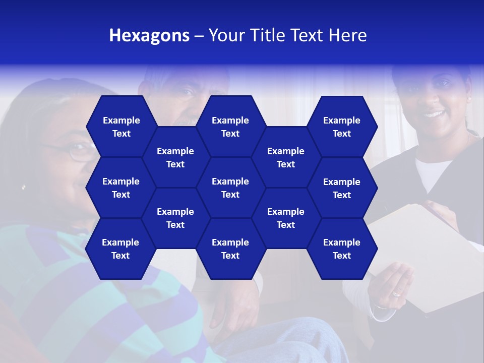 Female Home Nurse PowerPoint Template