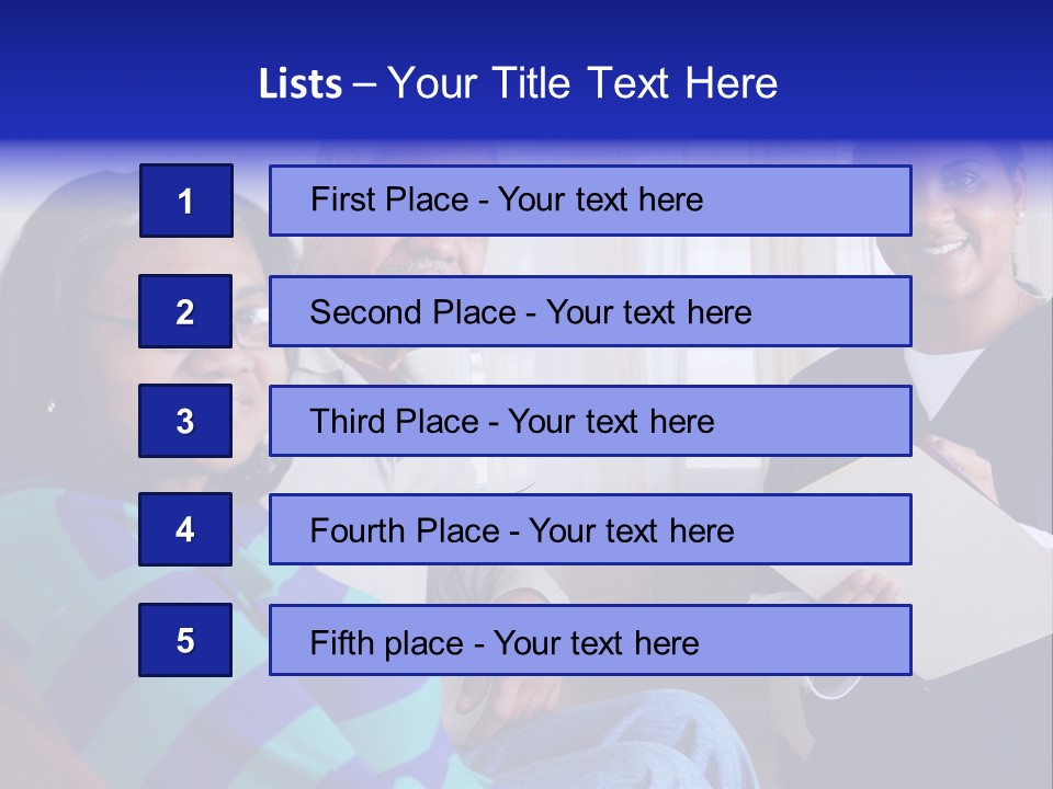Female Home Nurse PowerPoint Template