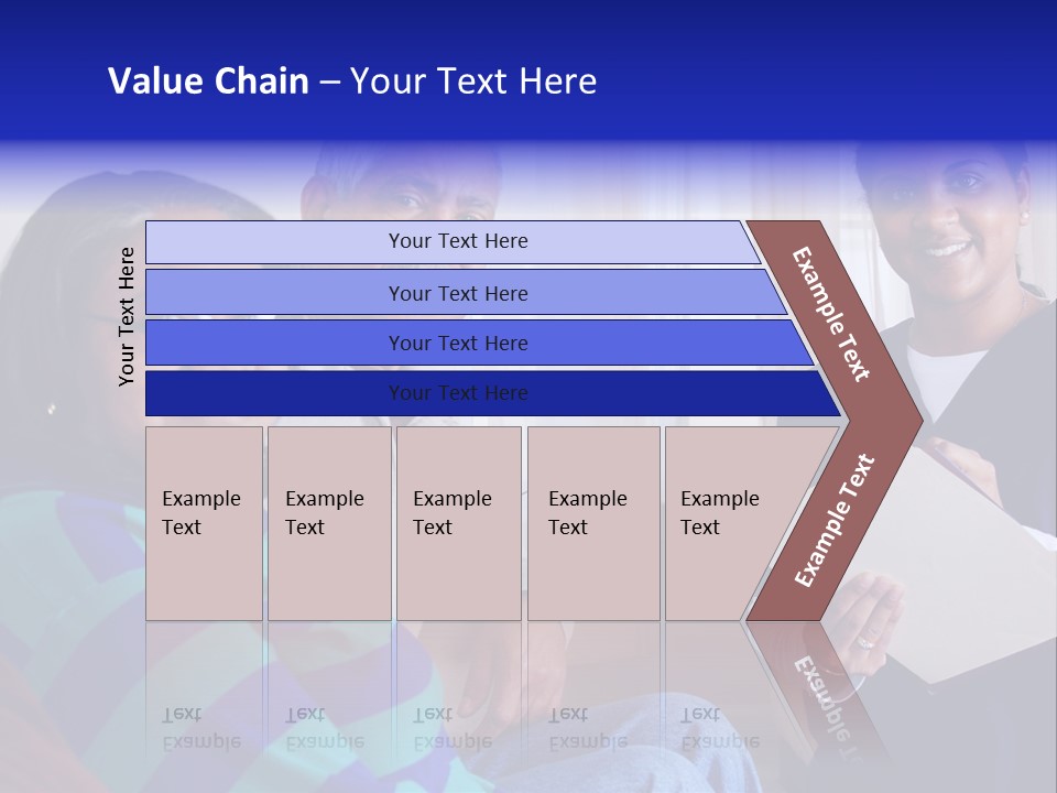 Female Home Nurse PowerPoint Template
