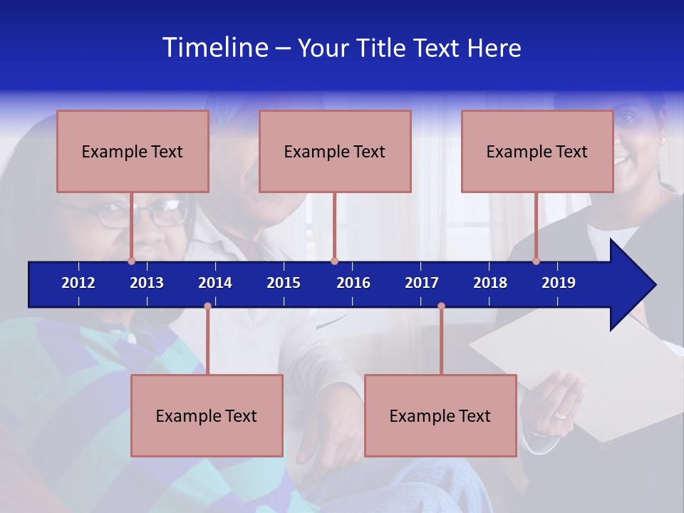 Female Home Nurse PowerPoint Template