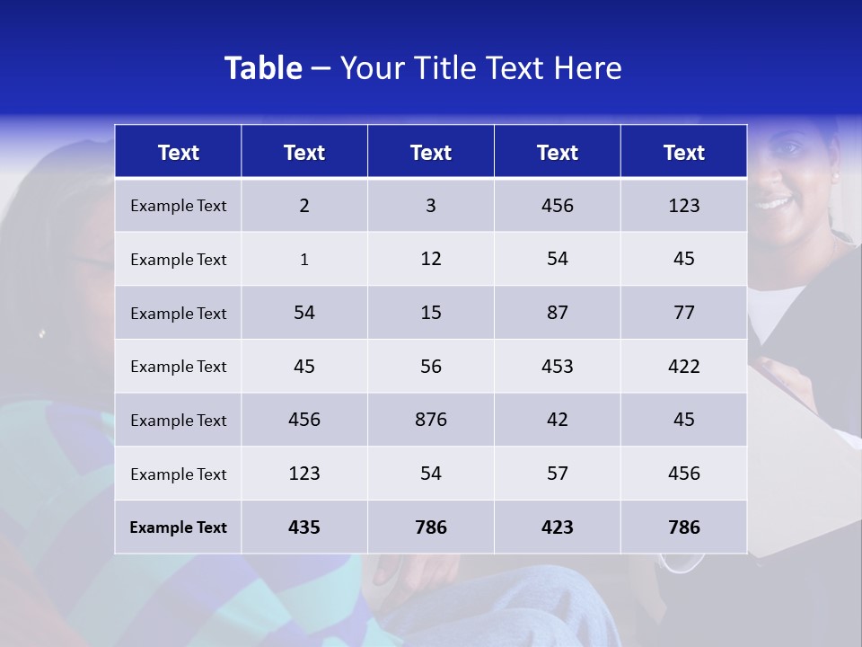 Female Home Nurse PowerPoint Template