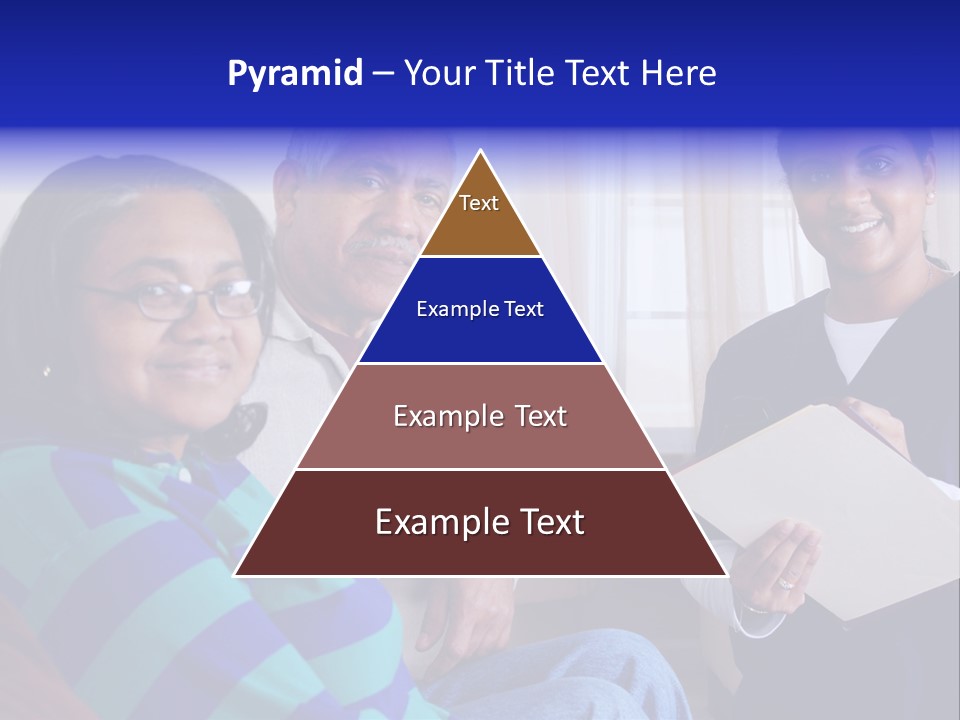 Female Home Nurse PowerPoint Template