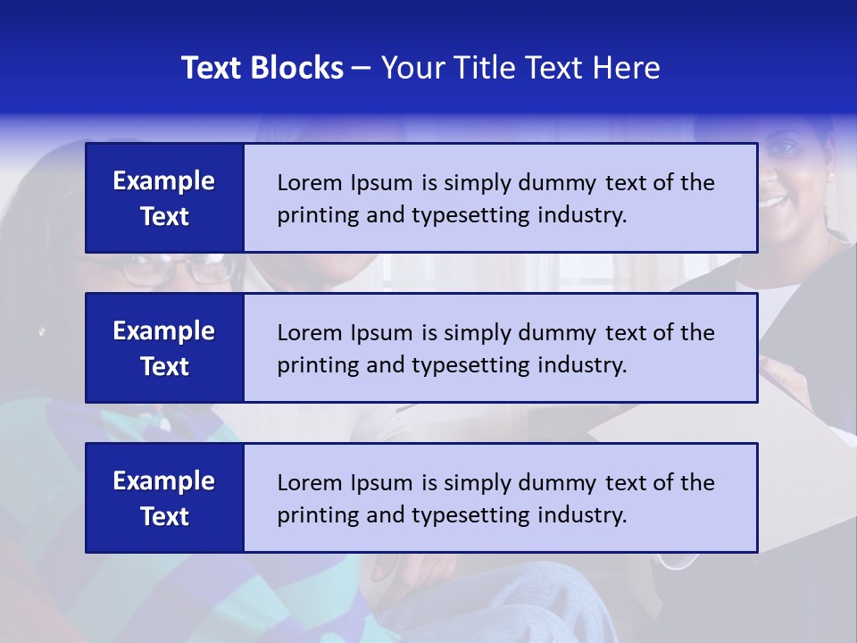 Female Home Nurse PowerPoint Template