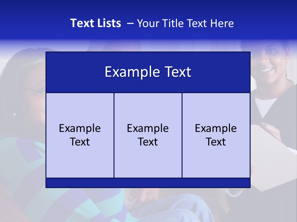 Female Home Nurse PowerPoint Template