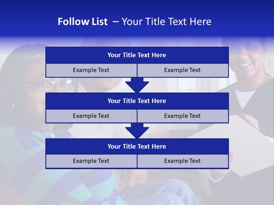 Female Home Nurse PowerPoint Template