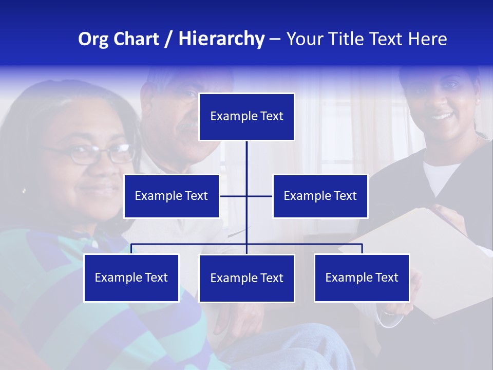 Female Home Nurse PowerPoint Template