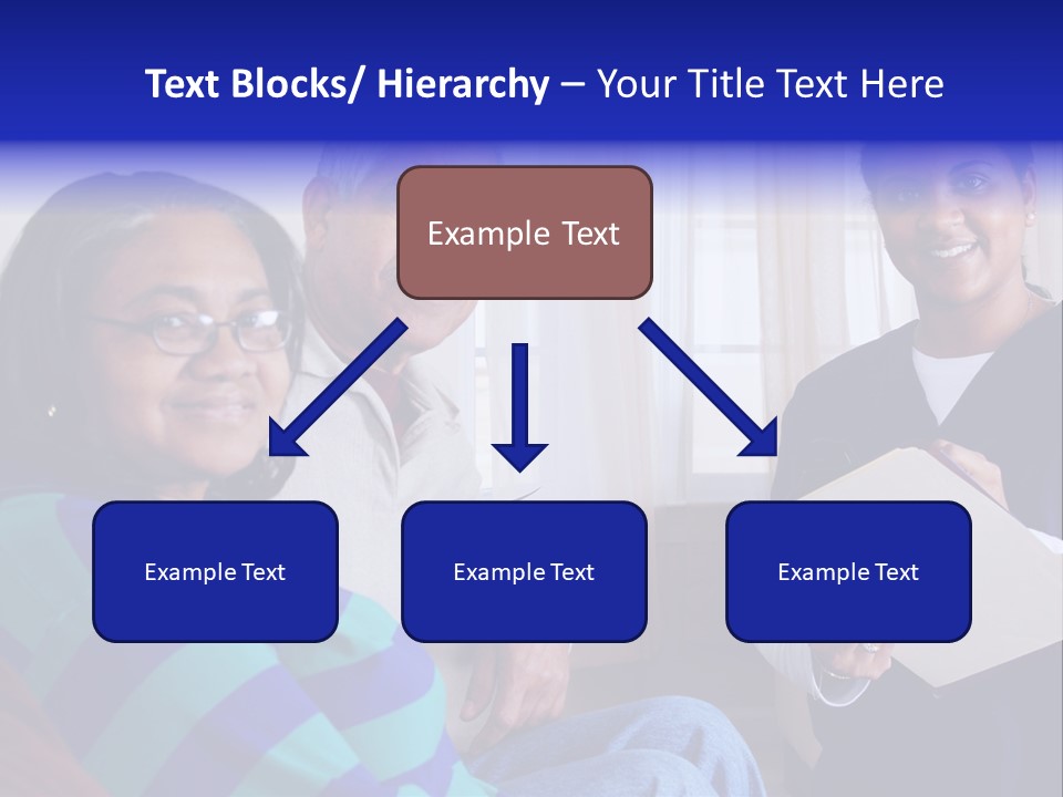 Female Home Nurse PowerPoint Template