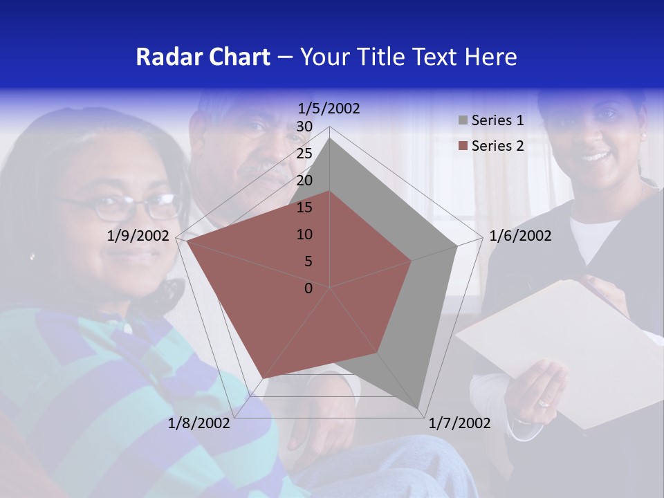 Female Home Nurse PowerPoint Template