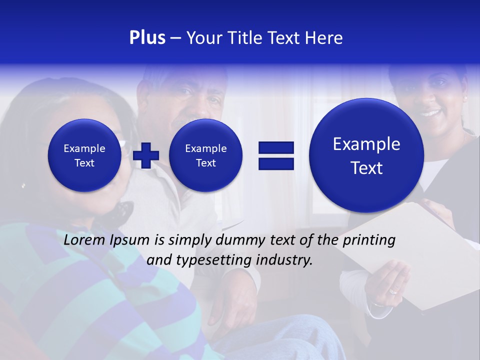 Female Home Nurse PowerPoint Template
