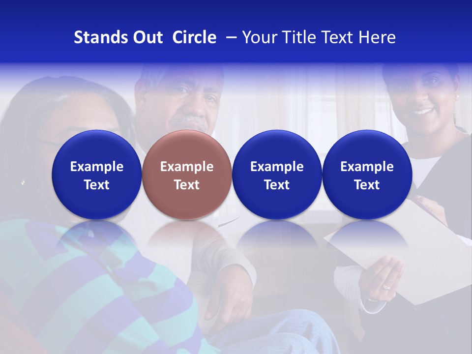 Female Home Nurse PowerPoint Template