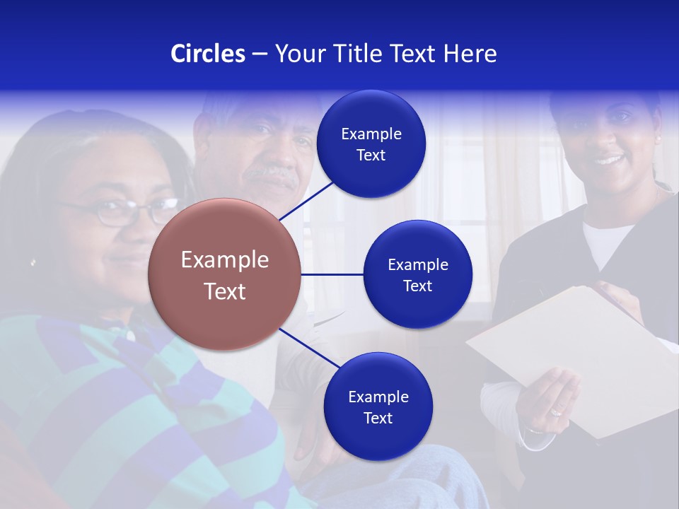 Female Home Nurse PowerPoint Template