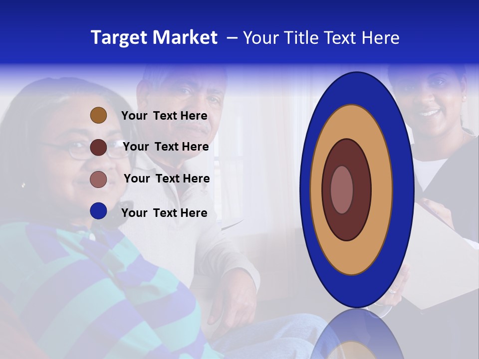 Female Home Nurse PowerPoint Template