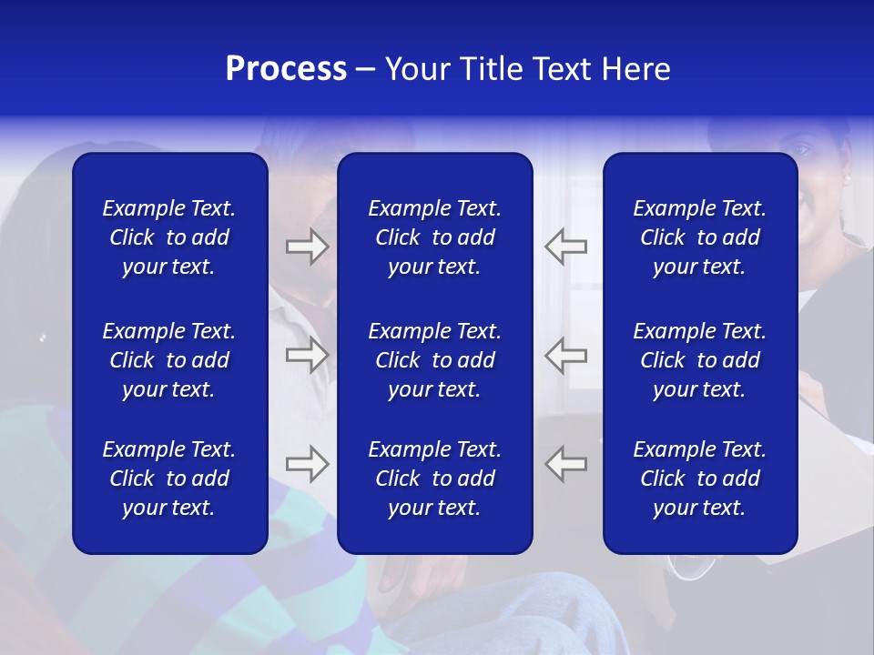 Female Home Nurse PowerPoint Template
