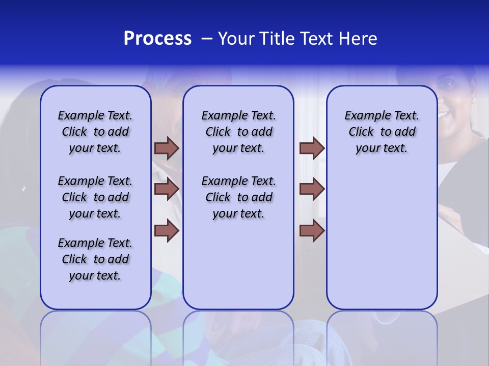 Female Home Nurse PowerPoint Template