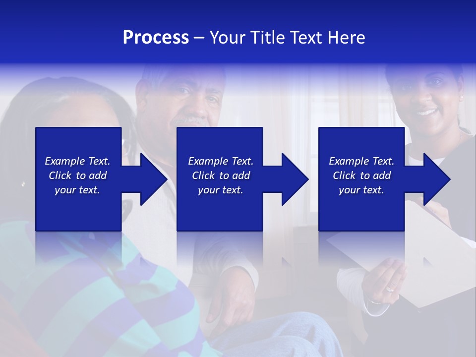 Female Home Nurse PowerPoint Template