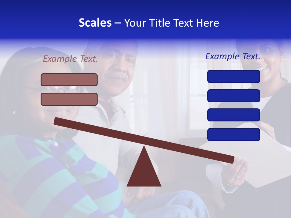 Female Home Nurse PowerPoint Template