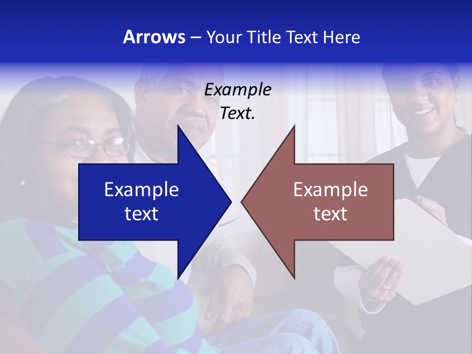 Female Home Nurse PowerPoint Template