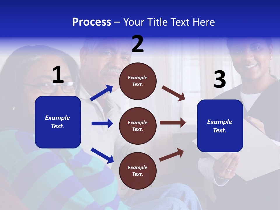 Female Home Nurse PowerPoint Template