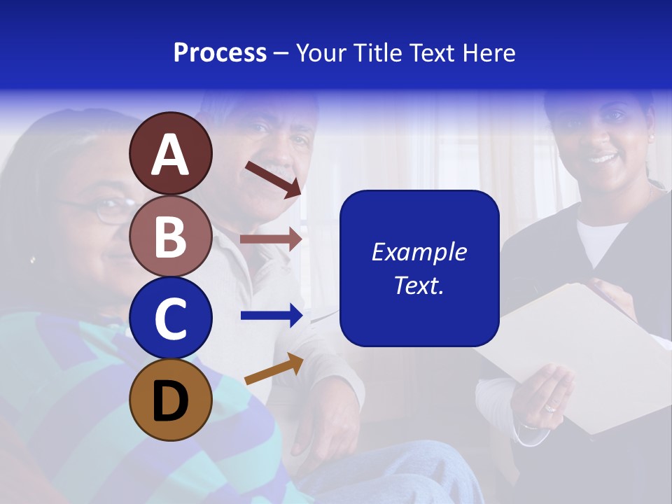 Female Home Nurse PowerPoint Template