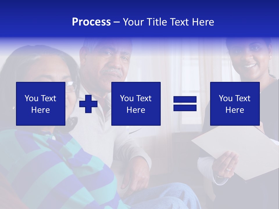 Female Home Nurse PowerPoint Template