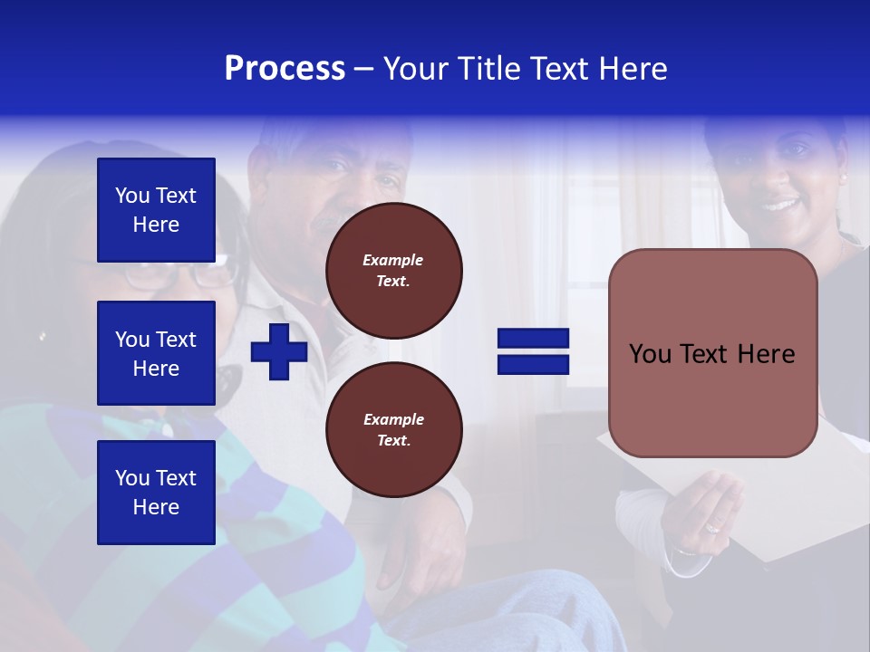 Female Home Nurse PowerPoint Template