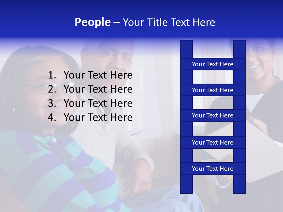 Female Home Nurse PowerPoint Template