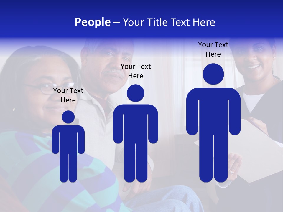 Female Home Nurse PowerPoint Template