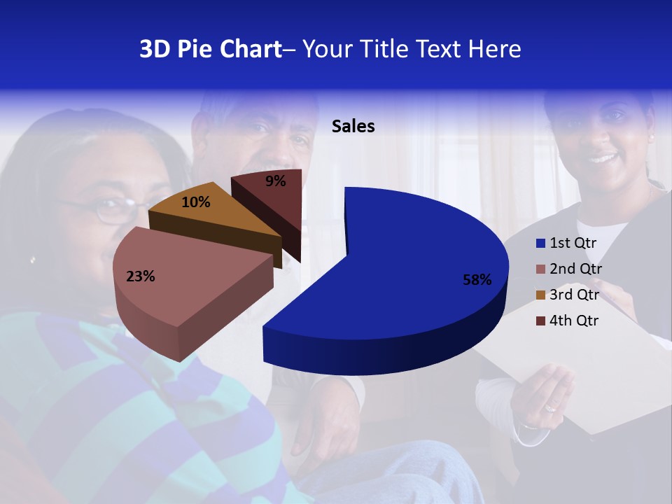Female Home Nurse PowerPoint Template