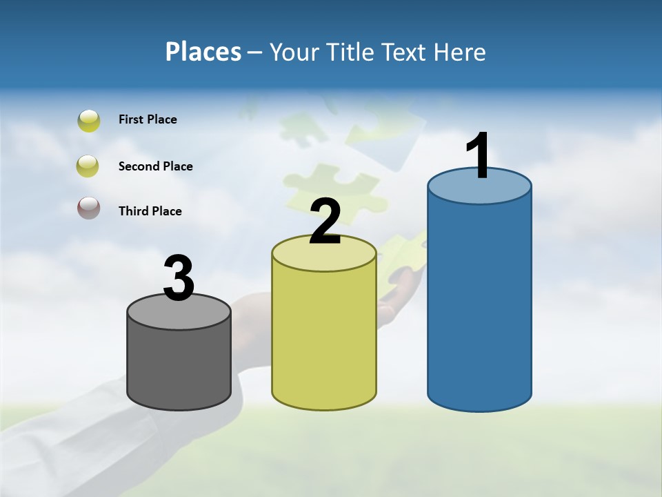 Meadow Hand Concept PowerPoint Template