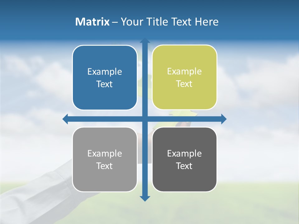 Meadow Hand Concept PowerPoint Template