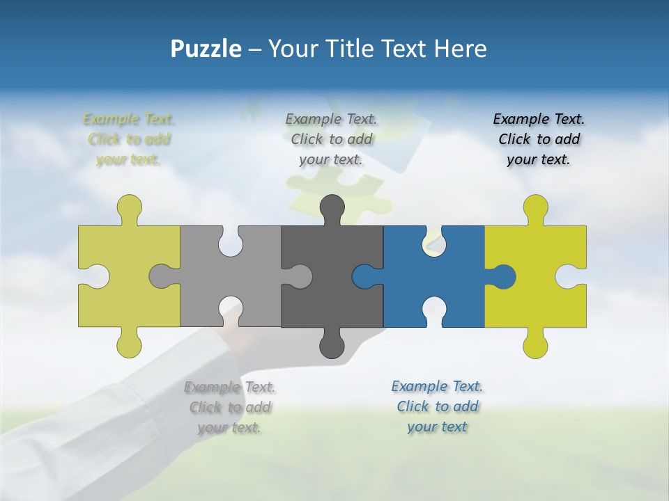 Meadow Hand Concept PowerPoint Template