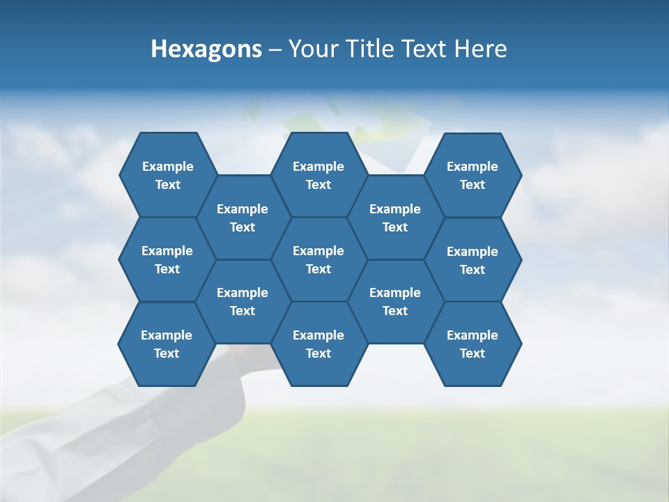 Meadow Hand Concept PowerPoint Template