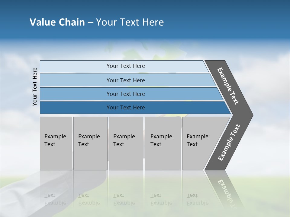 Meadow Hand Concept PowerPoint Template
