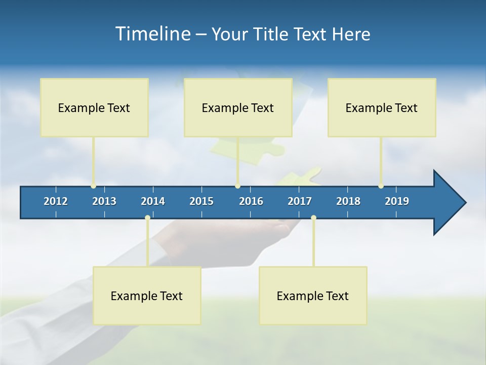 Meadow Hand Concept PowerPoint Template