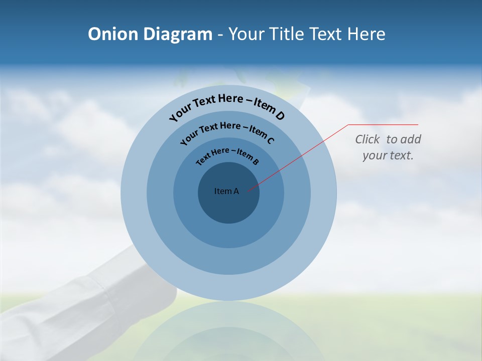 Meadow Hand Concept PowerPoint Template