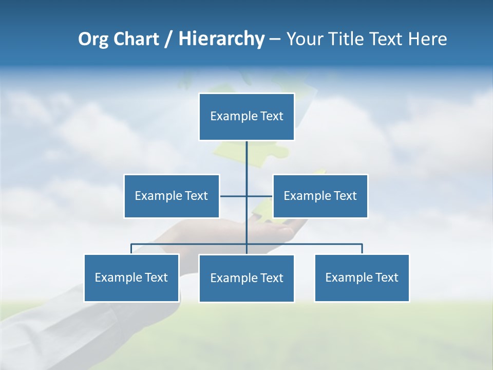 Meadow Hand Concept PowerPoint Template
