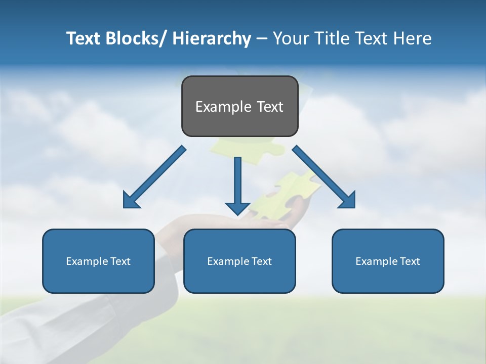 Meadow Hand Concept PowerPoint Template
