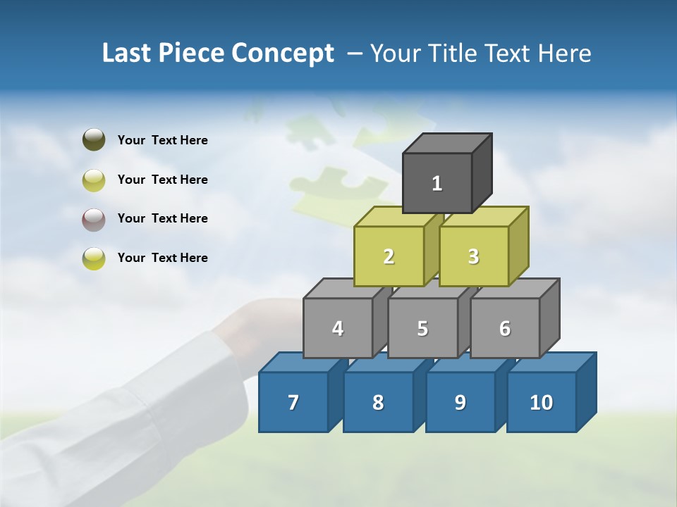 Meadow Hand Concept PowerPoint Template