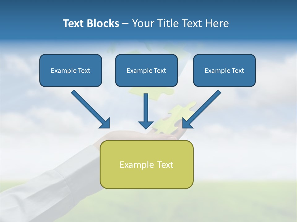 Meadow Hand Concept PowerPoint Template