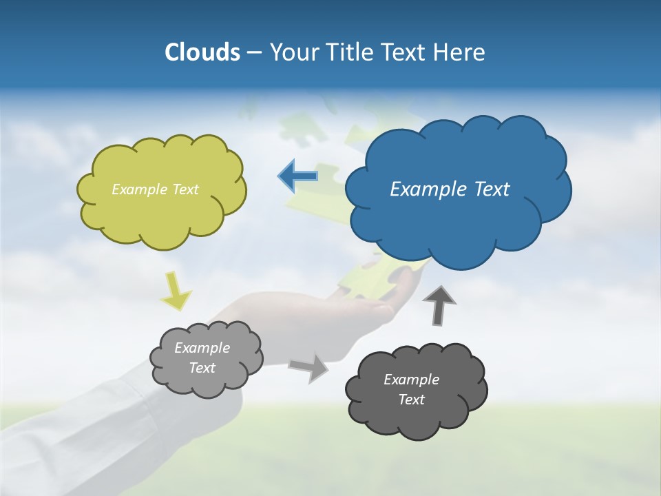 Meadow Hand Concept PowerPoint Template