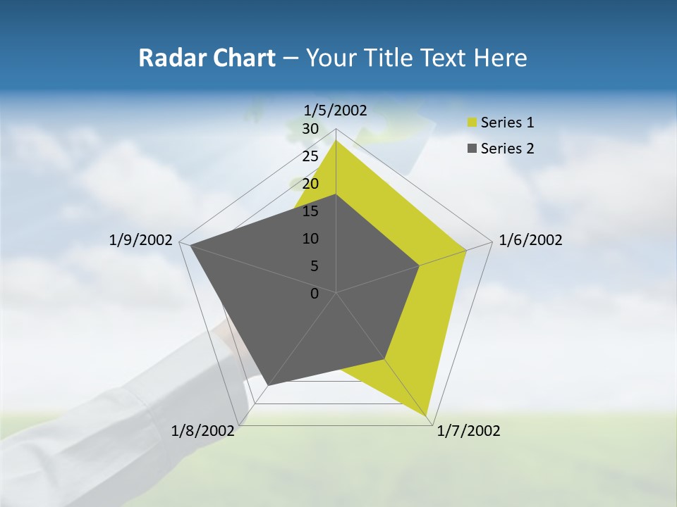 Meadow Hand Concept PowerPoint Template
